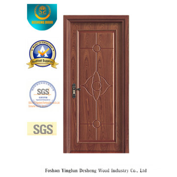 Simplified Chinese Style MDF Door for Interior with Solid Wood (xcl-002)